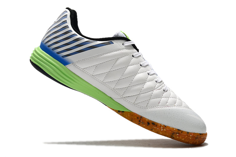 Nike Lunar Gato II IC Futsal Boot White, Blue and Green