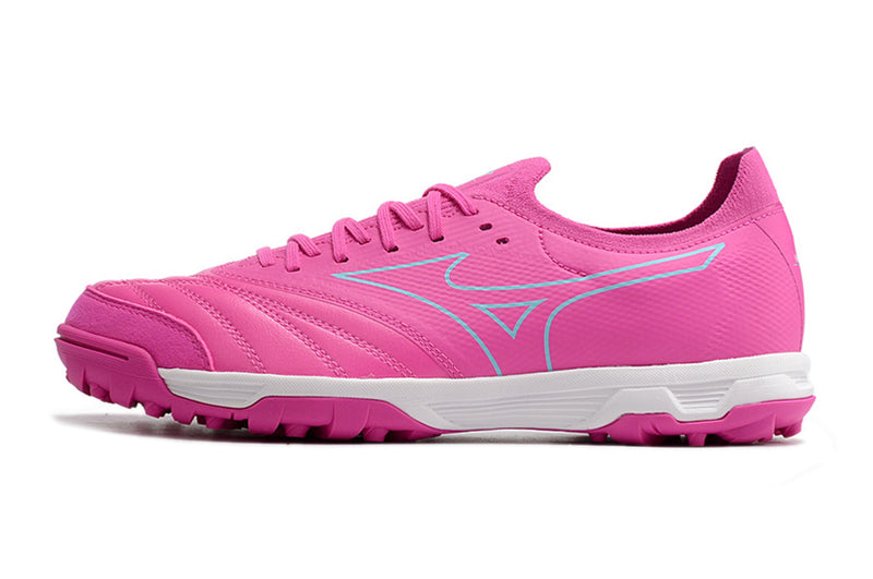 Tenha muito mais CONFORTO com a Mizuno Morelia Neo Beta Society Rosa e Azul na Farda de Boleiro, Garanta a qualidade de Jogadores Profissionais Elite!