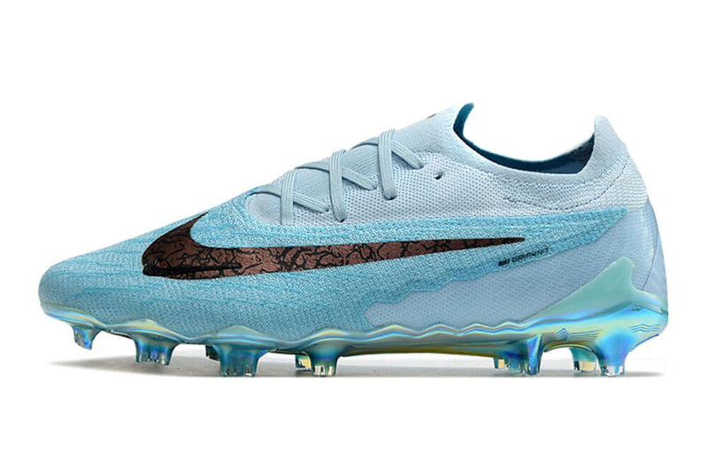 Precisão é com a Chuteira de Campo Nike Phantom GX Elite FG Azul na Farda de Boleiro, Garanta a qualidade de Jogadores Profissionais