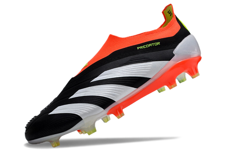 Adidas Predator LL Elite FG Black, Orange and White "Solar Energy" Field Boots