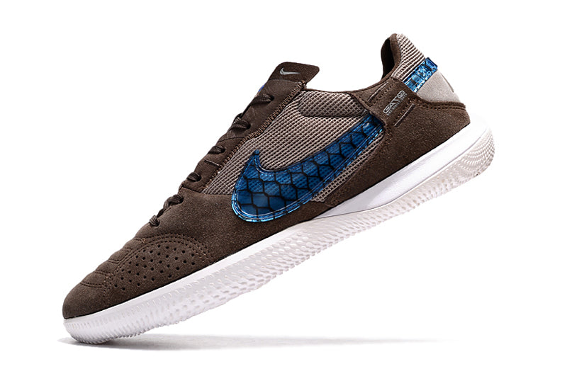 Nike StreetGato IC Futsal Boot Brown and Blue