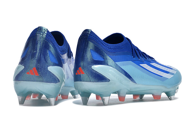 Chuteira Campo Adidas X Crazyfast.1 Ponta de Aluminio Azul "Marine Rush Pack"