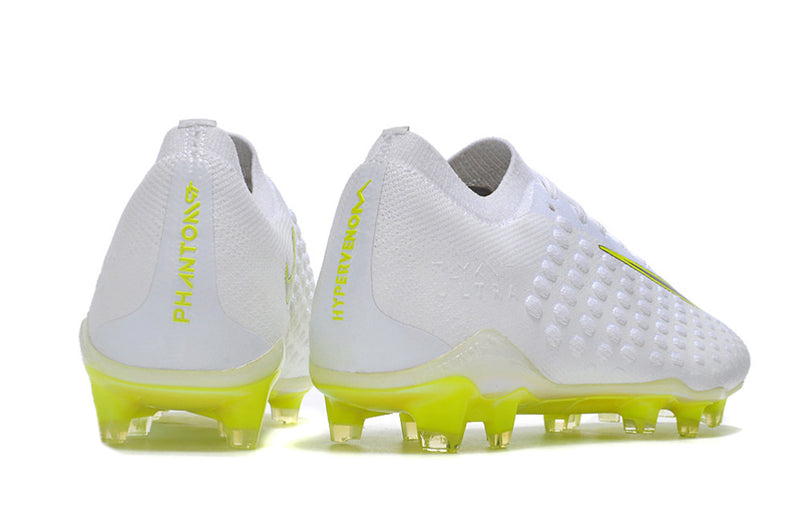 Nike Phantom Ultra Venom Elite FG White and Green Football Boots