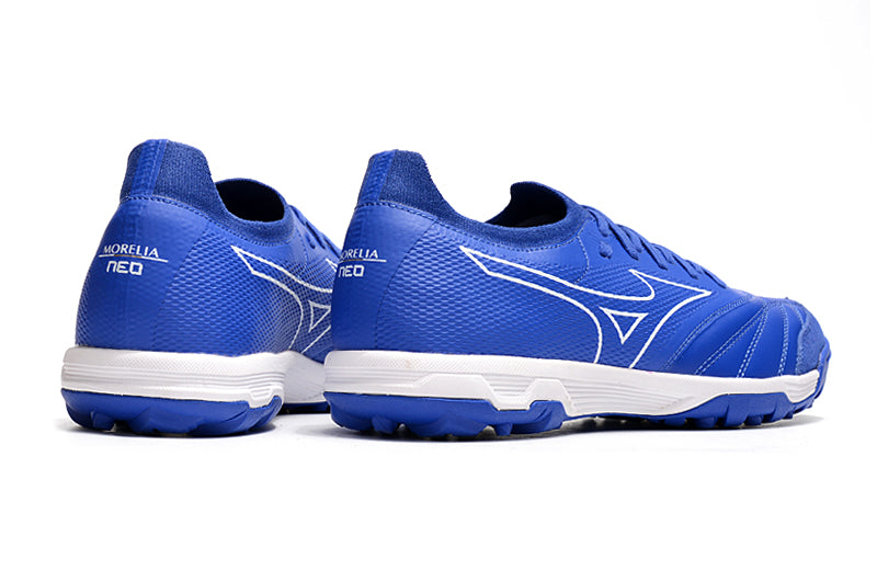 Tenha muito mais CONFORTO com a Mizuno Morelia Neo Beta Society Azul Reach Beyond Pack na Farda de Boleiro, Garanta a qualidade de Jogadores Profissionais Elite