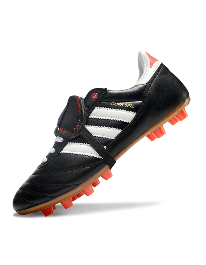 Chuteira Campo Adidas Copa Mundial FG Preta e Branca "Made in Germany"