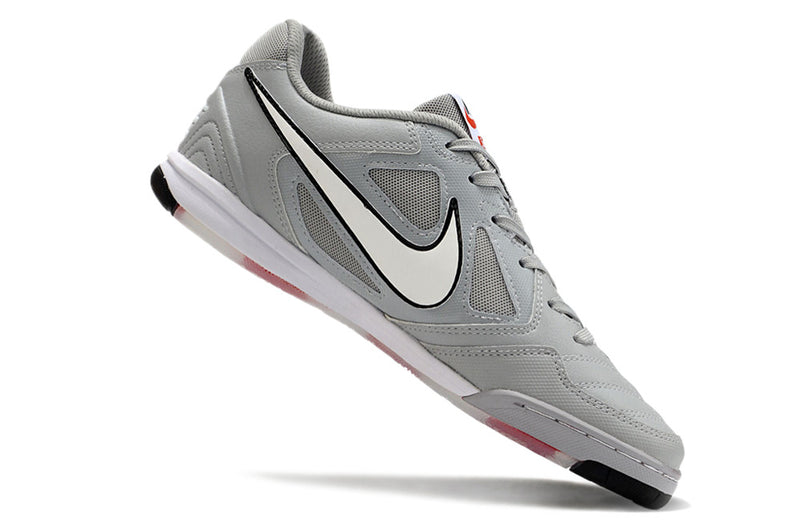 Supreme x Nike SB Gato IC Grey and White Futsal Boot