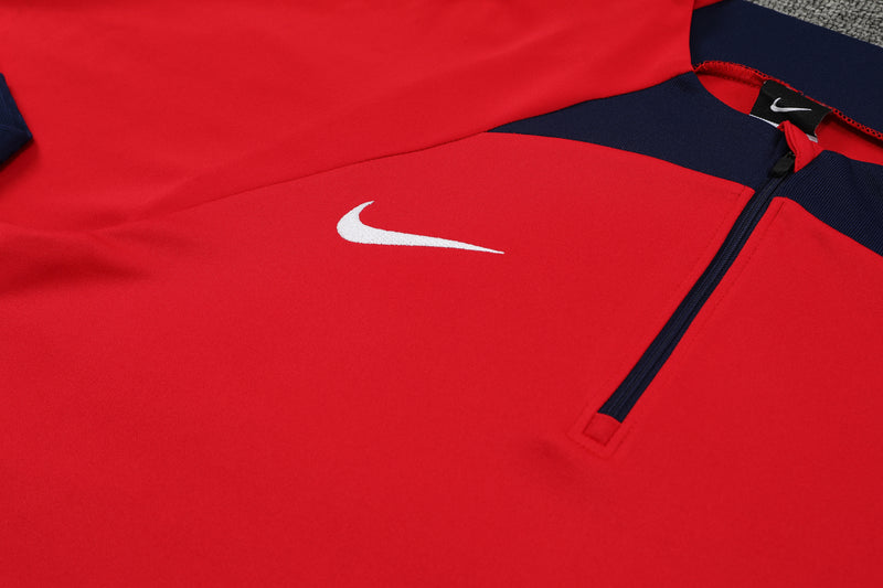 Conjunto de Frio Nike Training Vermelho e Azul