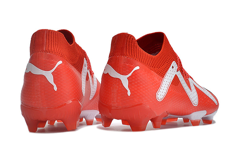 Puma Future Ultimate FG Red and White Football Boots