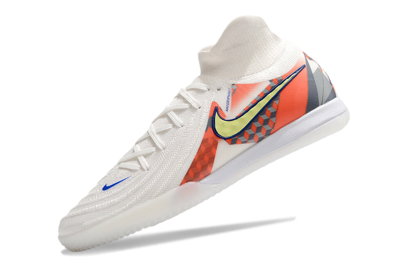 Nike Phantom Luna 2 Elite IC Indoor Soccer Shoes - White, Grey and Red "Barna Pack"