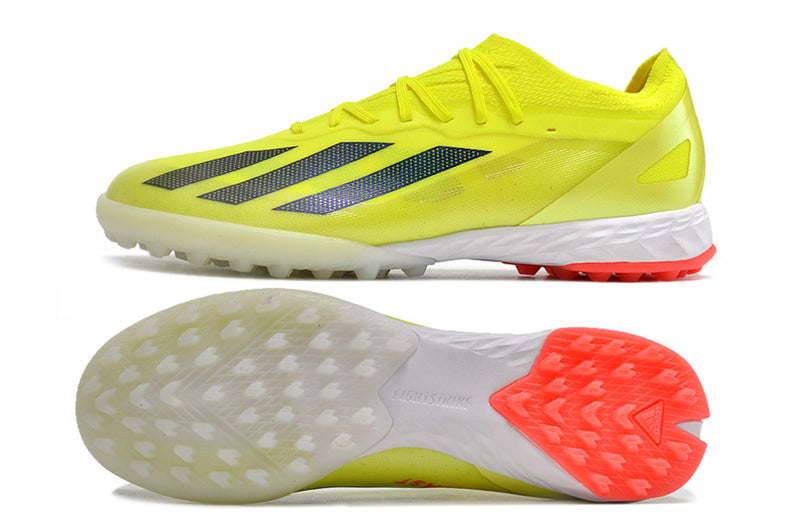 Botes de futbol de la Societat Adidas X Crazyfast.1 TF Verd "Paquet d'energia solar"