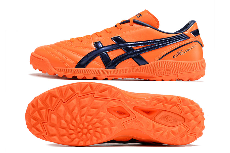 Chuteira Society Asics Japan TF Laranja