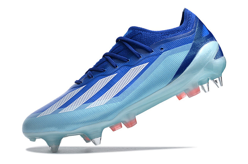 Adidas X Crazyfast.1 Aluminium Spike Football Boots Blue "Marine Rush Pack"