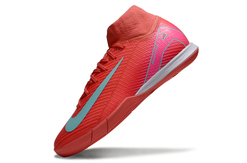 Chuteira Futsal Nike Air Zoom Mercurial Superfly 10 Elite IC Rosa e Azul