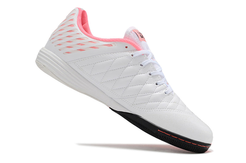 Botes de futbol sala Nike Lunar Gato II IC blanc, rosa i negre