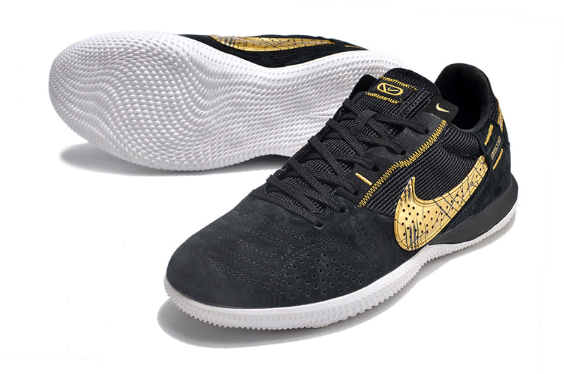 Nike StreetGato IC Futsal Boot Black and Gold