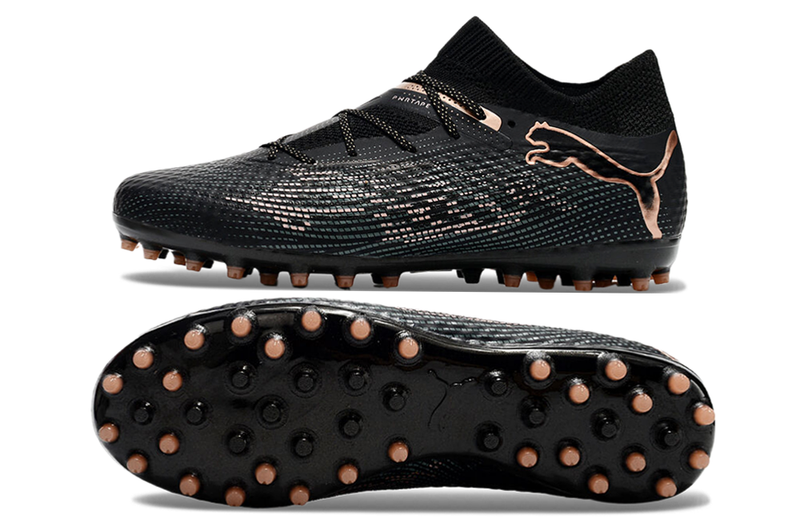 Puma Future 7 MG Black and Bronze "Eclipse Pack" Soccer Cleats