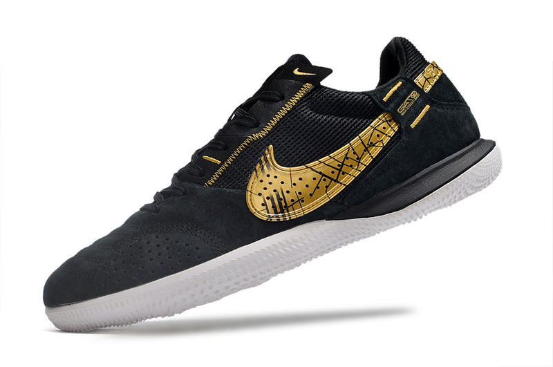 Nike StreetGato IC Futsal Boot Black and Gold