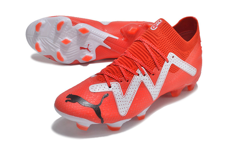 Puma Future Ultimate FG Red and White Football Boots