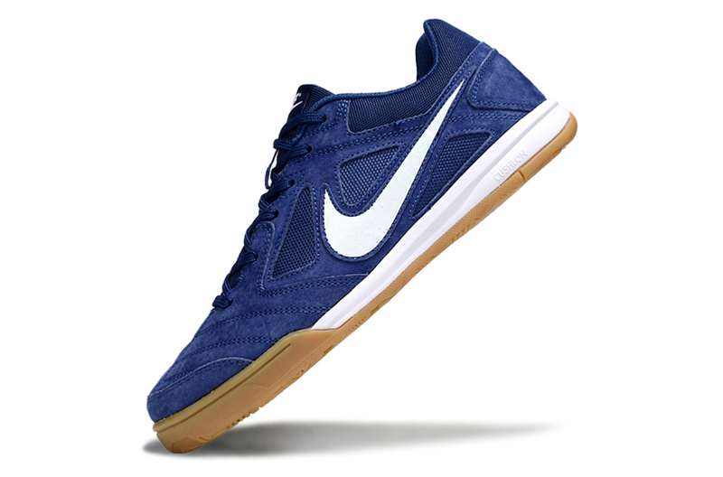 Chuteira Futsal Supreme X Nike SB Gato IC Azul e Branca