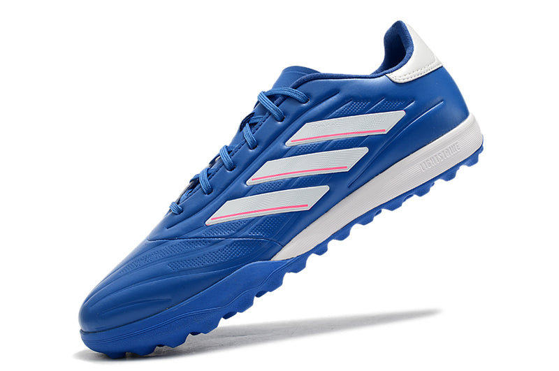 Botes de futbol Societat Adidas Copa Pure.1 TF Blau i Blanc "Marinerush Pack"