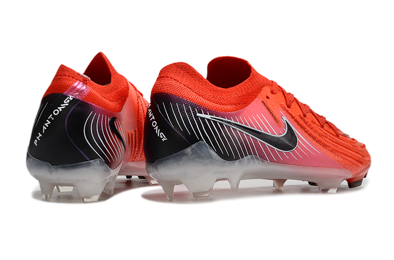 Chuteira Campo Nike Phantom GX 2 Elite FG Vermelha e Preta