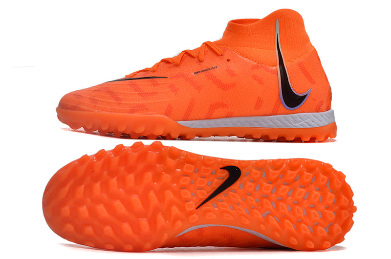 Chuteira Society Nike Phantom Luna Elite TF Laranja "United Pack"