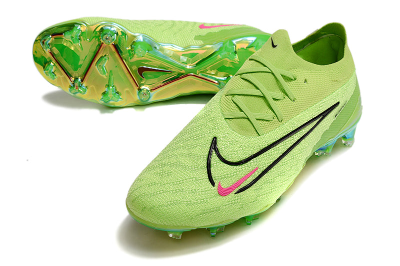 Precisão é com a Chuteira de Campo Nike Phantom GX Elite FG Verde na Farda de Boleiro, Garanta a qualidade de Jogadores Profissionais