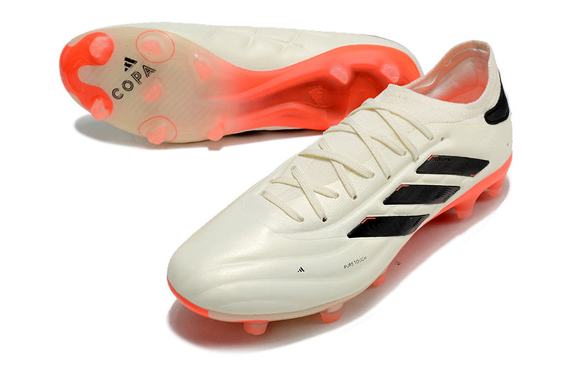 Adidas Copa Pure II + FG Beige, Orange and Black "Solar Energy" Field Boots 