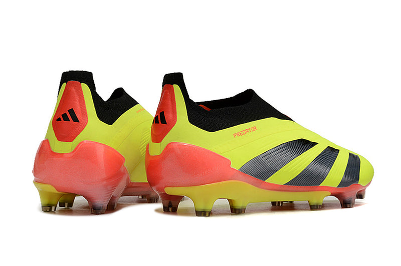 Chuteira Campo Adidas Predator LL Elite FG Amarelo, Preto e Vermelho "Energy Citrus Pack"