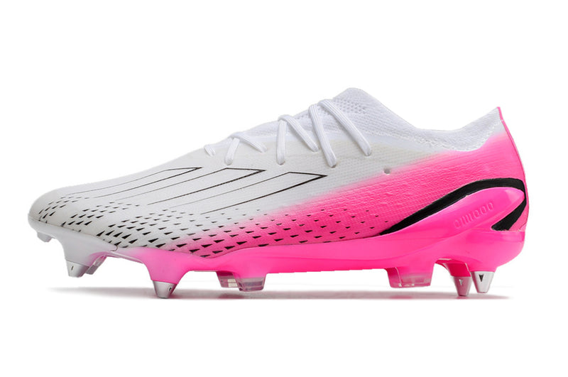 Adidas X Speedportal.1 SG Football Boots White and Pink Balleiro Uniform