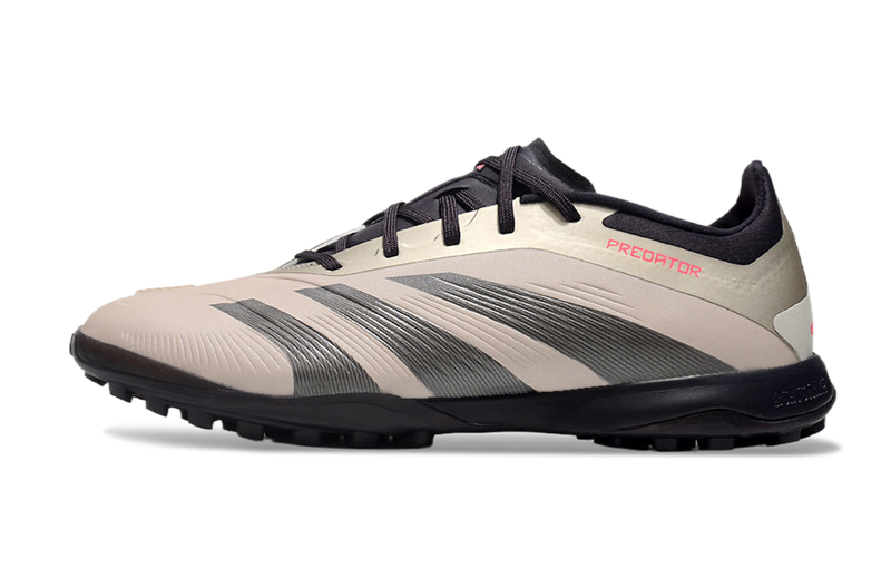 Chuteira Society Adidas Predator Elite TF Prata, Vermelho e Preto