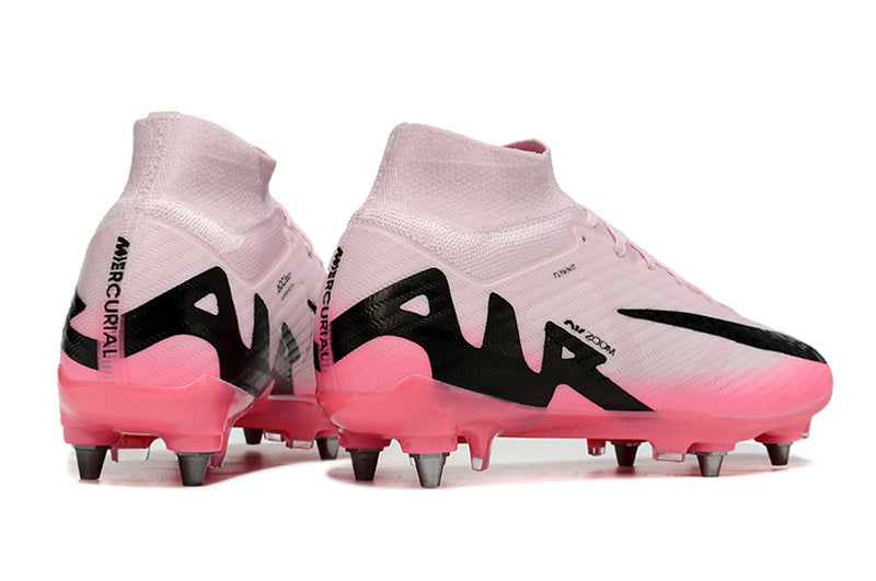 Nike Air Zoom Mercurial Superfly 9 Elite Cleat - Pink and Black "Mad Brilliance Pack"