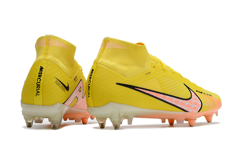 Bota de futbol Nike Air Zoom Mercurial Superfly 9 Elite groc amb punta d'alumini "Lucent Pack"