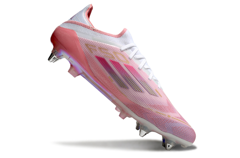 Chuteira Campo Adidas F50 Ponta de Aluminio Rosa "LY304"