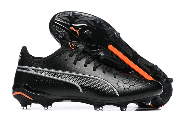 Chuteira Campo Puma King Ultimate FG Preta "Eclipse Pack"