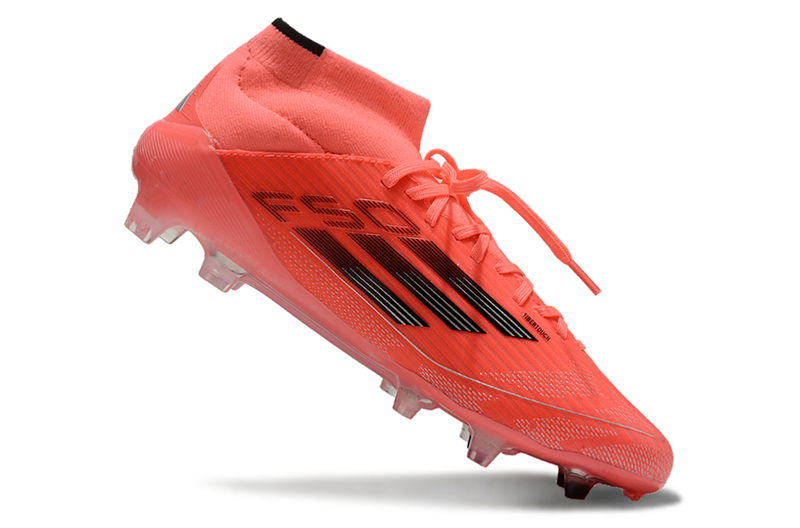 Botes de futbol Adidas F50 Mid Top FG vermell "Vivid Horizon" 