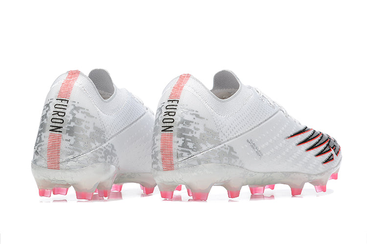 New Balance Furion V6+ FG White and Pink "Seven Edition" Field Boots