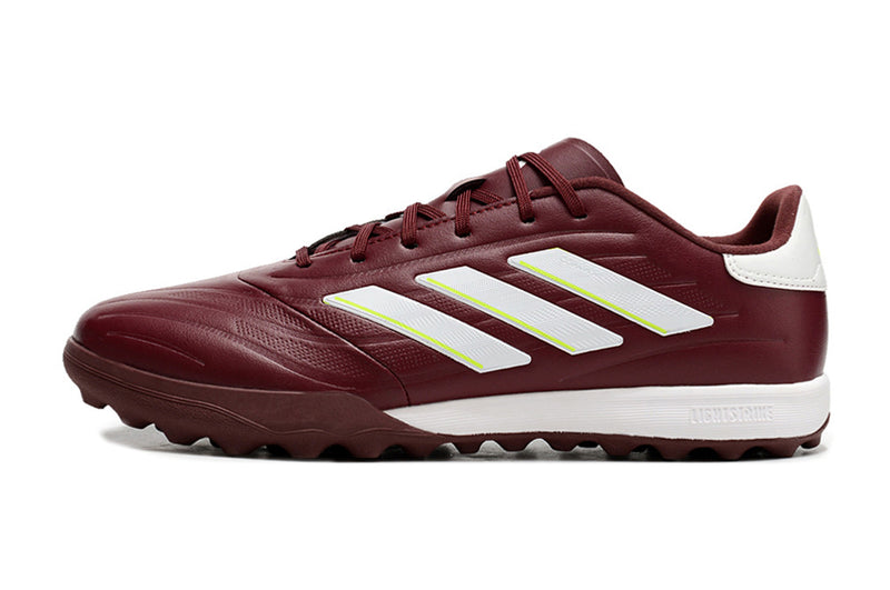 Adidas Copa Pure.1 Burgundy and White "Energy Citrus Pack" Soccer Cleats