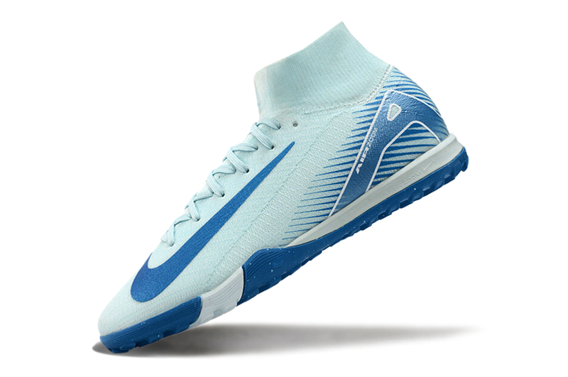 Chuteira Society Nike Air Zoom Mercurial Superfly 10 Elite TF Azul "Mad Ambition Pack"