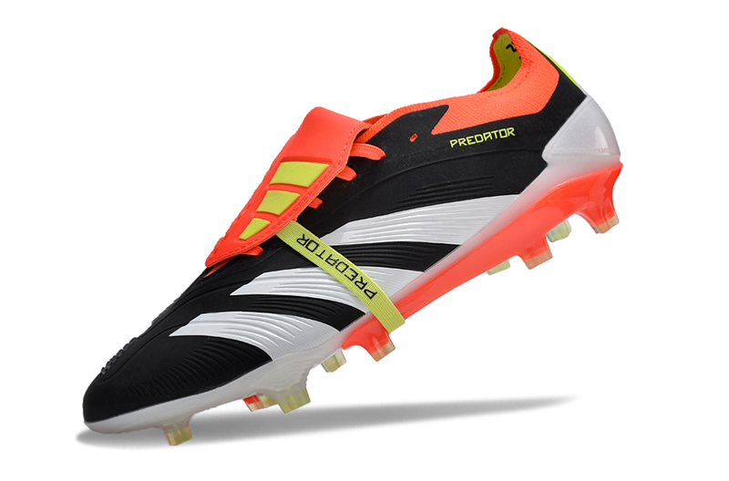 Adidas Predator FT 30 Elite FG Black, Orange and White "Solar Energy Pack" Field Boots 