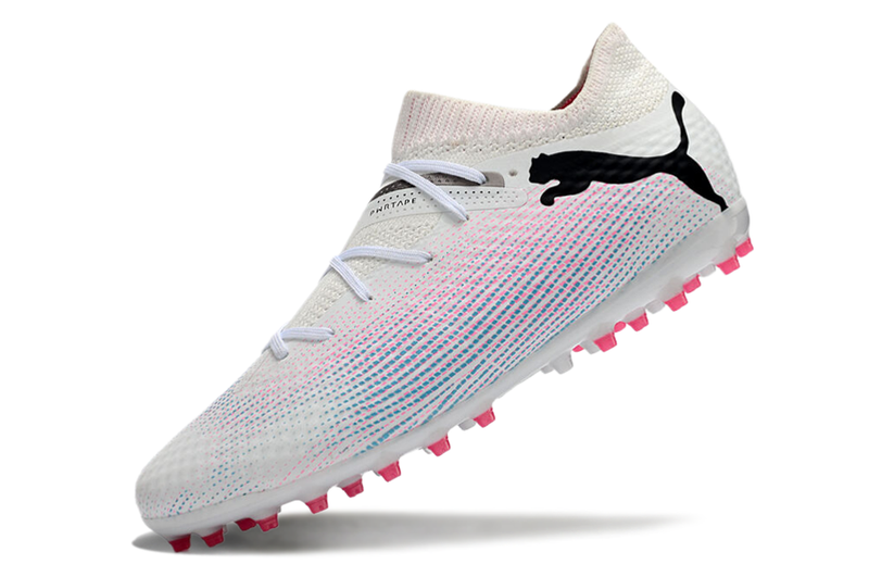 Societat Puma Future 7 MG Bota de futbol "Phenomenal Pack" blanca i rosa