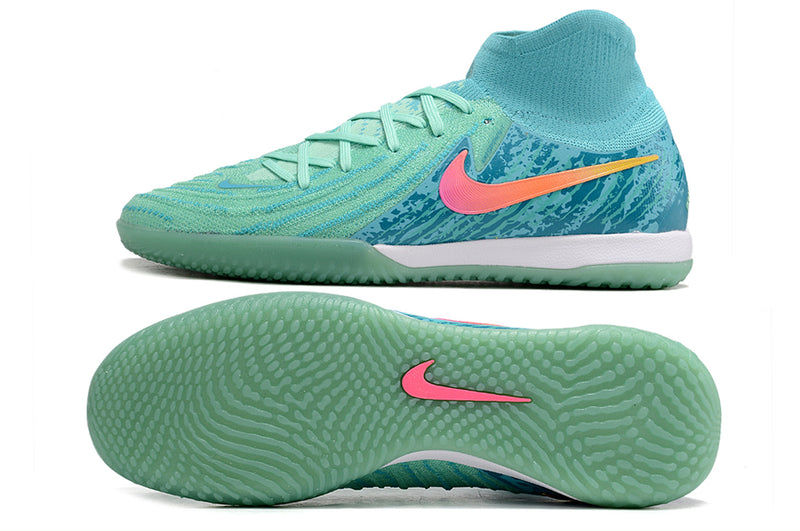 Nike Phantom Luna Elite IC Futsal Boot Blue and Green "Vortex Pack"