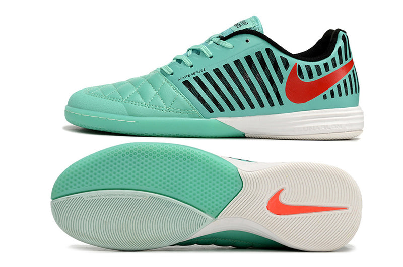 Nike Lunar Gato II IC Futsal Boot Green and White