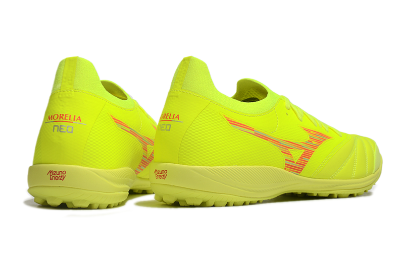 Chuteira Society Mizuno Morelia Neo Sala TF Amarelo