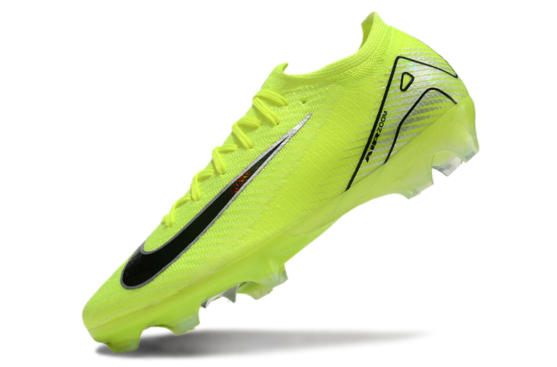 Chuteira Campo Nike Air Zoom Mercurial Vapor 16 Elite FG Verde e Preto "Mad Voltage"