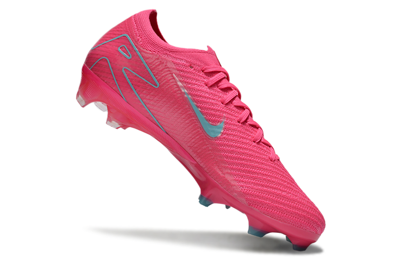 Chuteira Campo Nike Air Zoom Mercurial Vapor 16 Elite FG Rosa e Azul