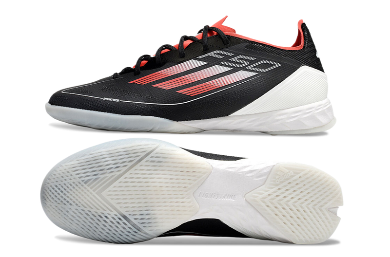 Chuteira Futsal Adidas F50 IC Preto e Vermelho