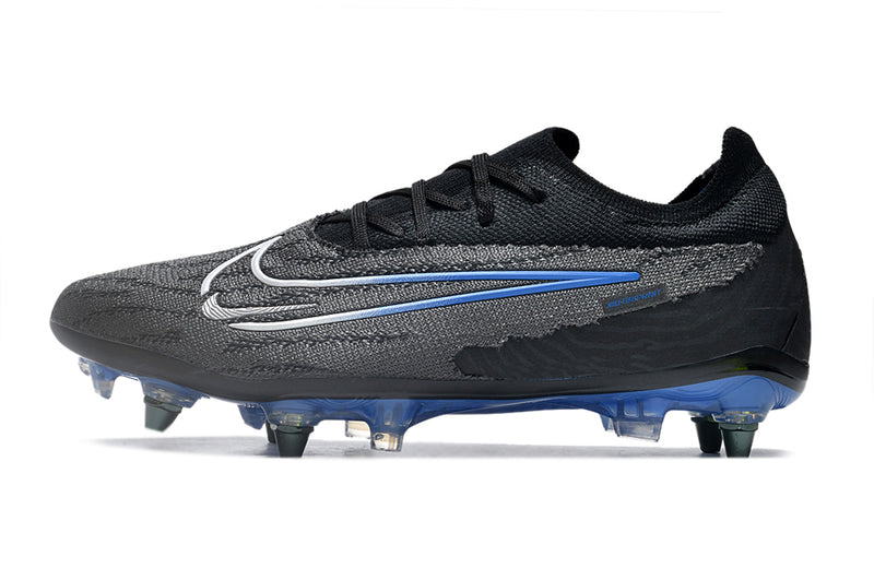 Nike Phantom GX Elite Black and Blue Mixed Cleats "Black Pack"