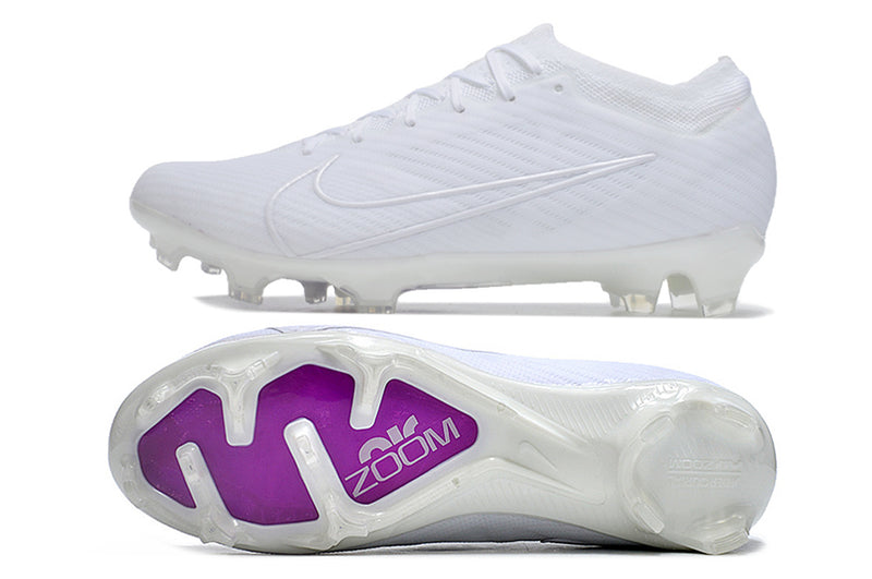 Bota de futbol Nike Air Zoom Mercurial Vapor 15 Elite FG Blanca "By You"