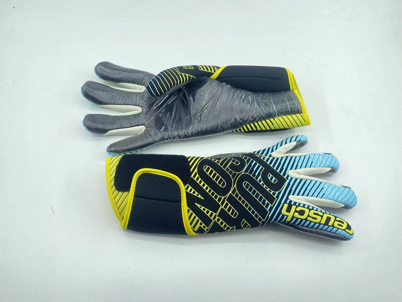 Reusch Pure Contact Goalkeeper Glove Blue and Yellow